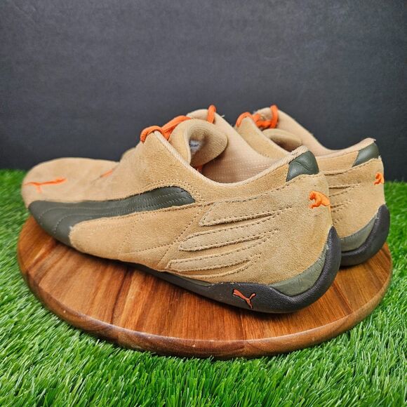 Vintage Puma Speedcat OG Shoes Mens 11.5 Brown Orange Suede Sneakers Preppy main image 10